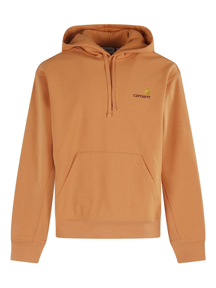 Carhartt Wip Herren – Sweatshirt „American Script“ in orange 1