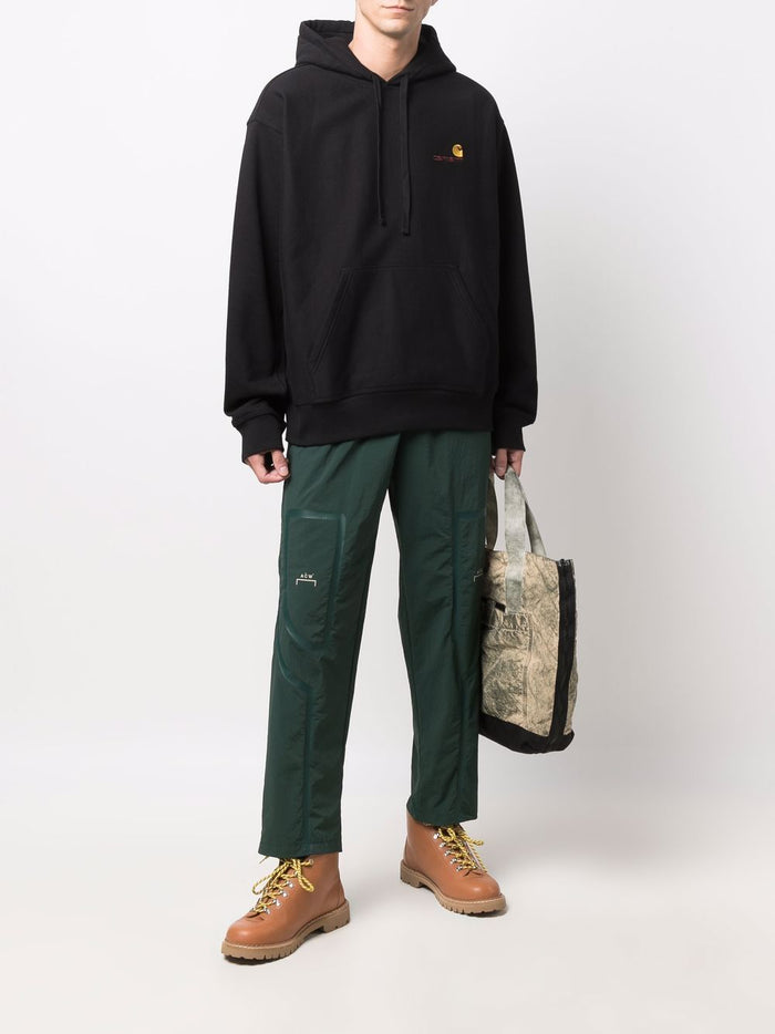 Carhartt Wip Herren-Sweatshirt mit Mikrostickerei in Schwarz 2