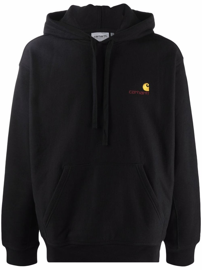 Carhartt Wip Herren-Sweatshirt mit Mikrostickerei in Schwarz 5