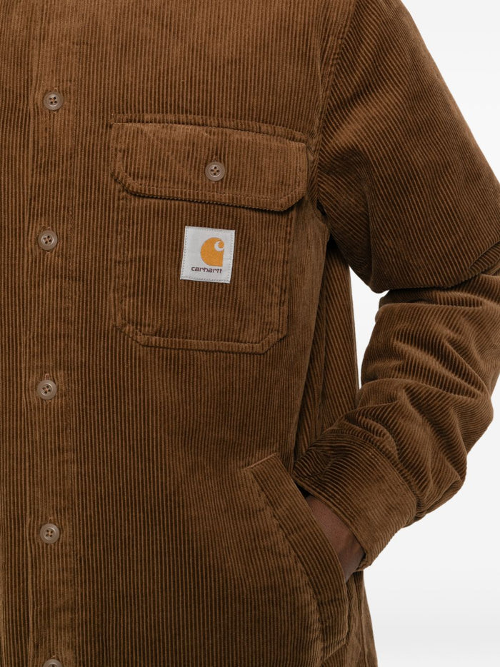 Carhartt Wip Camicia Marrone Uomo 4