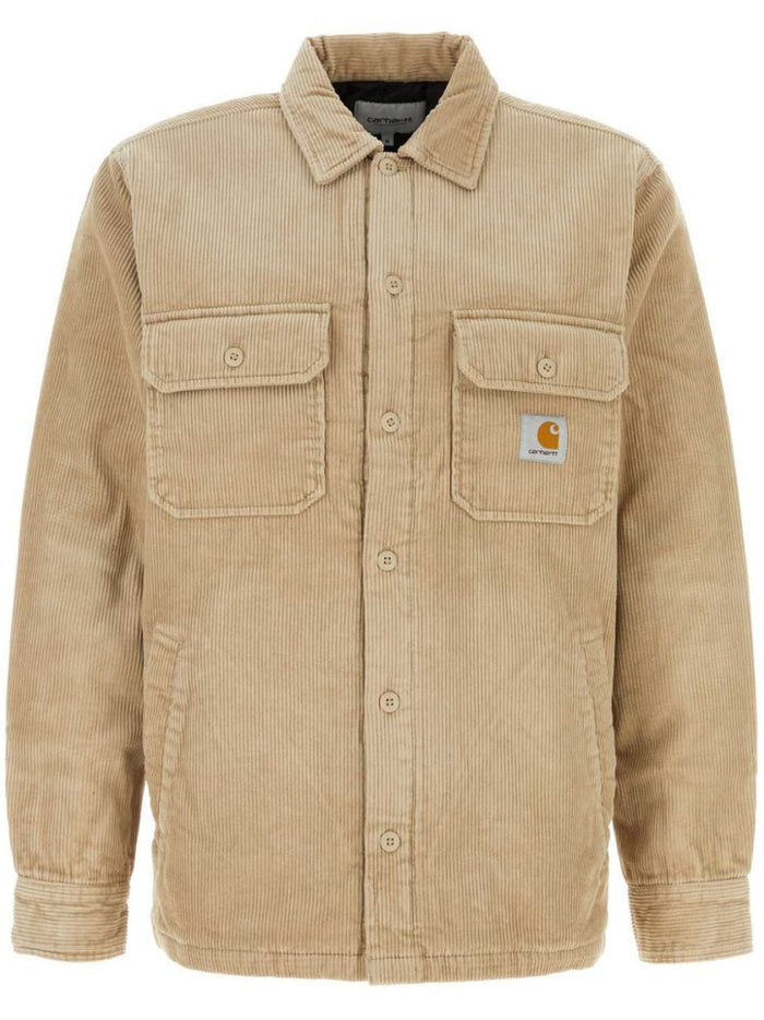 Carhartt WIP Michigan Coat Uomo Camicia Giacca Beige 1
