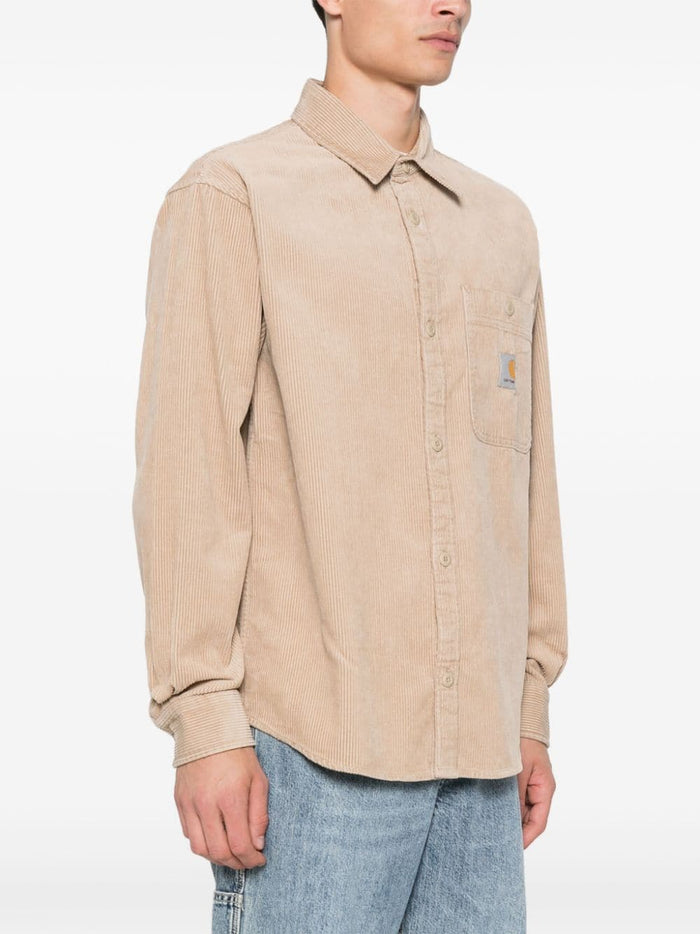 Carhartt WIP Camicia Beige Uomo Flint 2