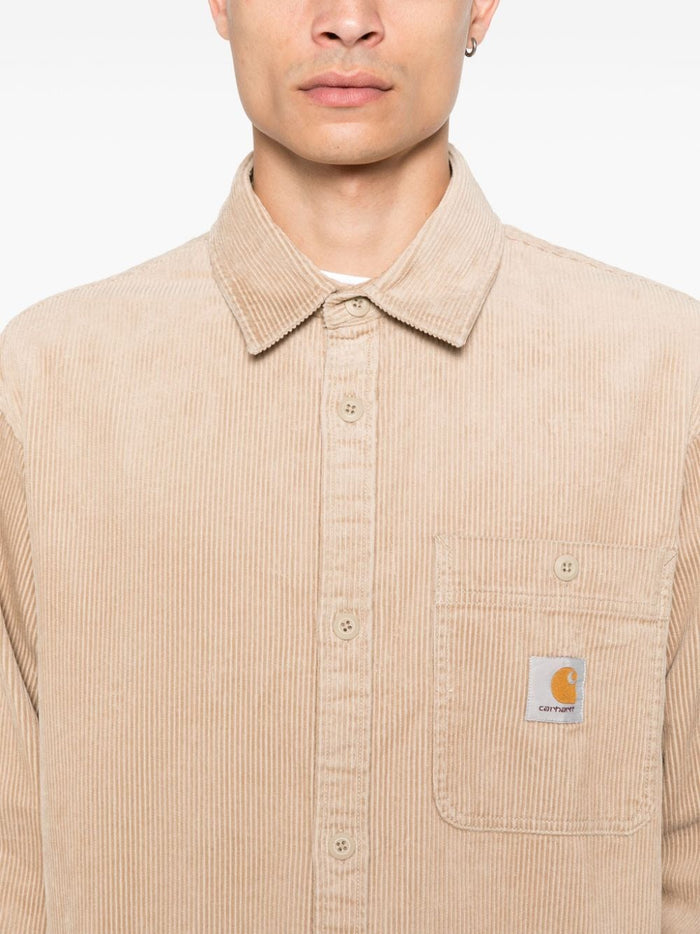 Carhartt WIP Camicia Beige Uomo Flint 4