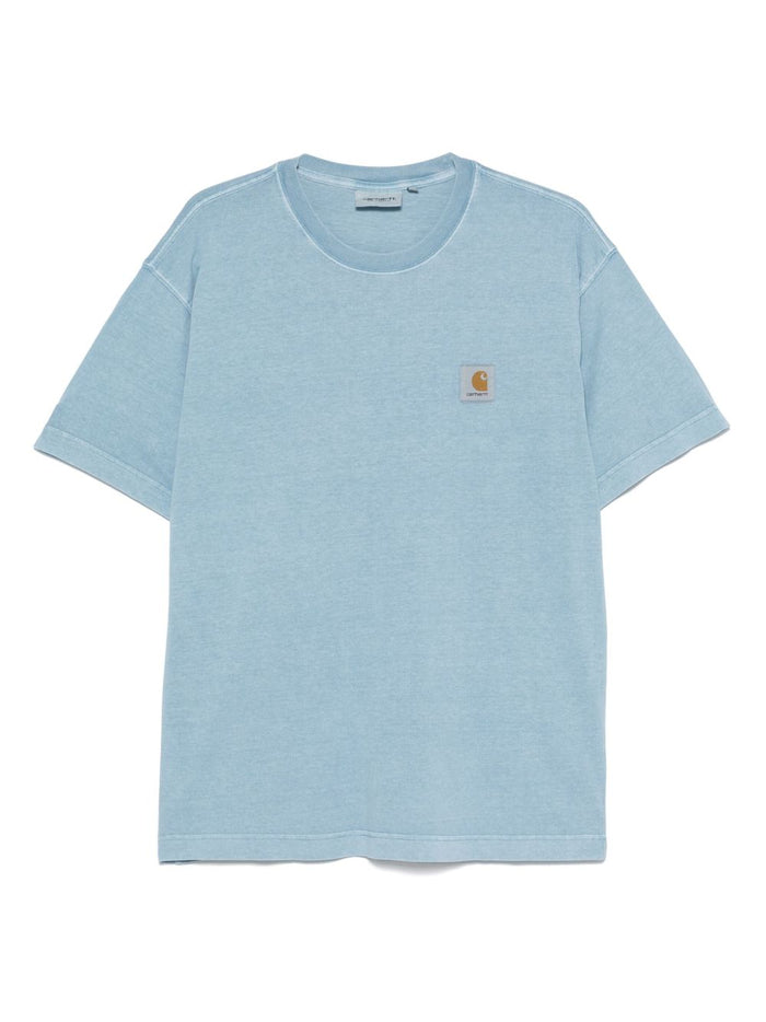 Carhartt Wip T-shirt Patch Logo Uomo Blu 1