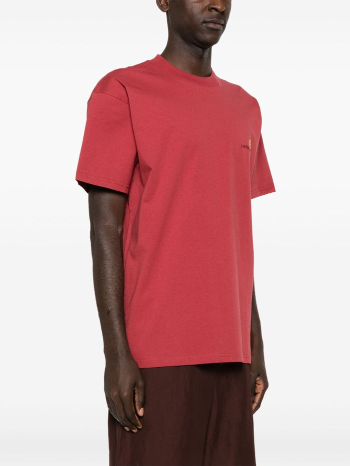 Carhartt Wip T-shirt Rosso Uomo 2