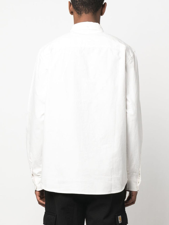 Carhartt Wip Camicia Bolton Uomo Bianco 4