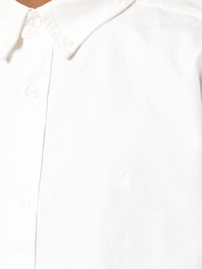 Carhartt Wip Camicia Bolton Uomo Bianco 5