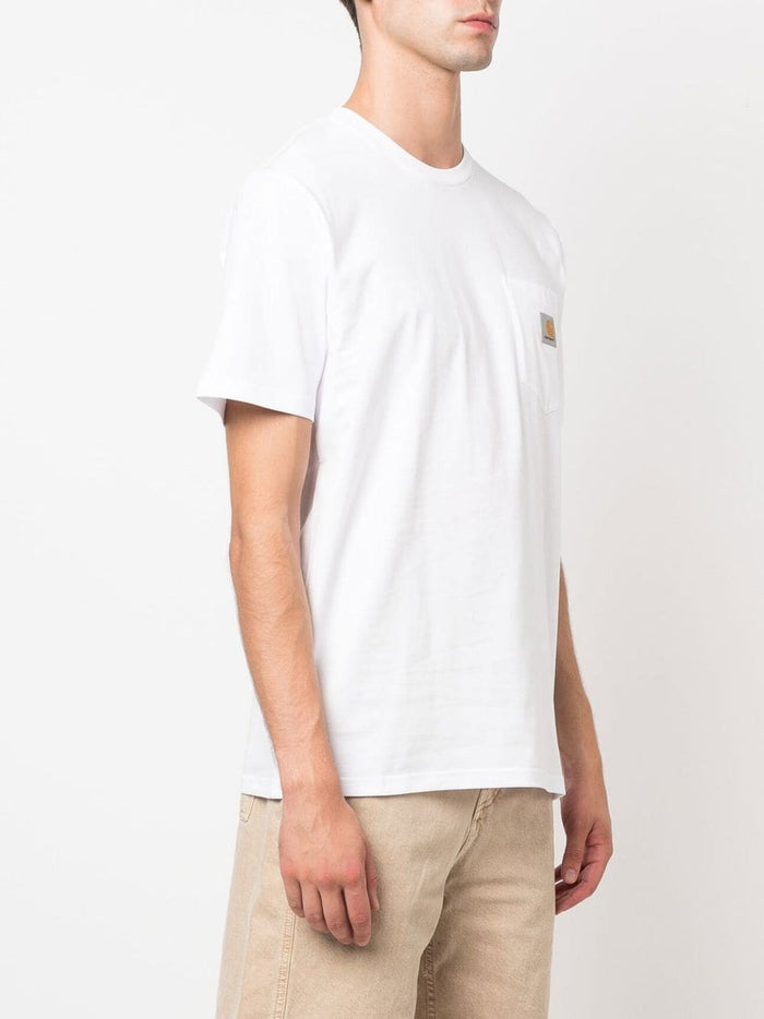 Carhartt Wip T-shirt Bianco Uomo S/S Pocket 1