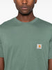 Carhartt T-shirt Verde Uomo Tasca Patch Logo 4