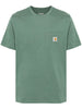 Carhartt T-shirt Verde Uomo Tasca Patch Logo 5