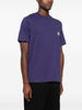 Carhartt T-shirt Viola Uomo Tasca Patch Logo 2