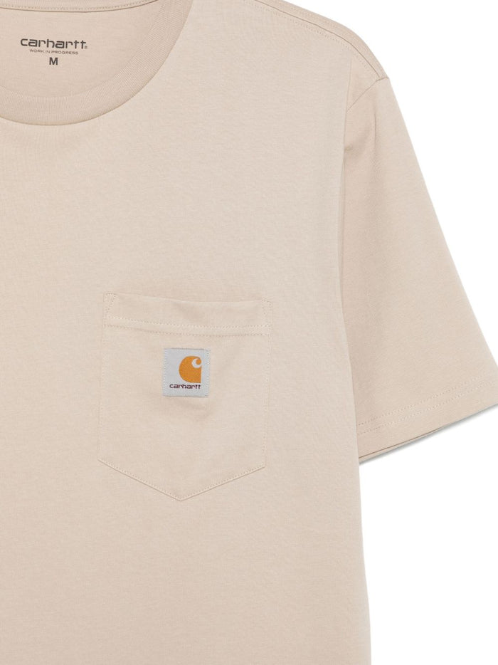 Carhartt WIP Pocket Uomo T-shirt Beige 2