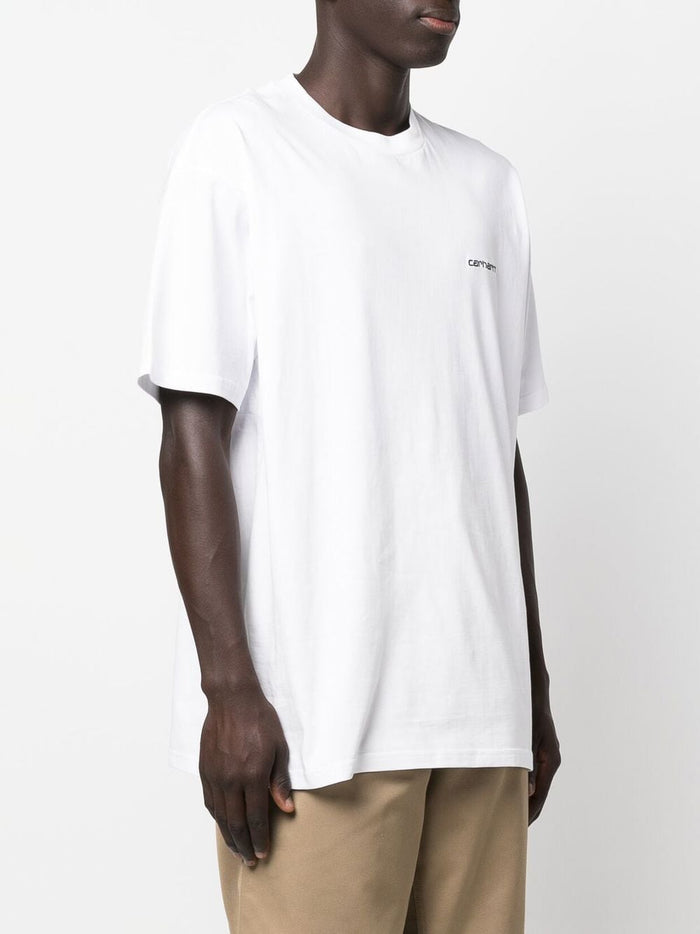 Carhartt T-shirt Bianco Uomo Micro Logo 2