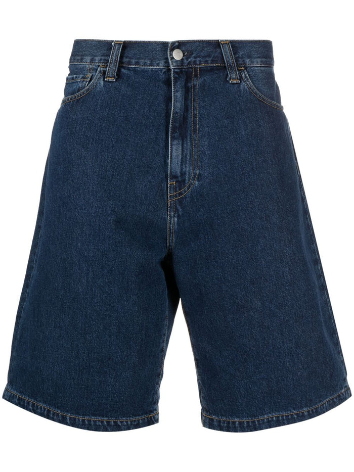 Carhartt WIP Landon Robertson Uomo Bermuda Blu Scuro 5