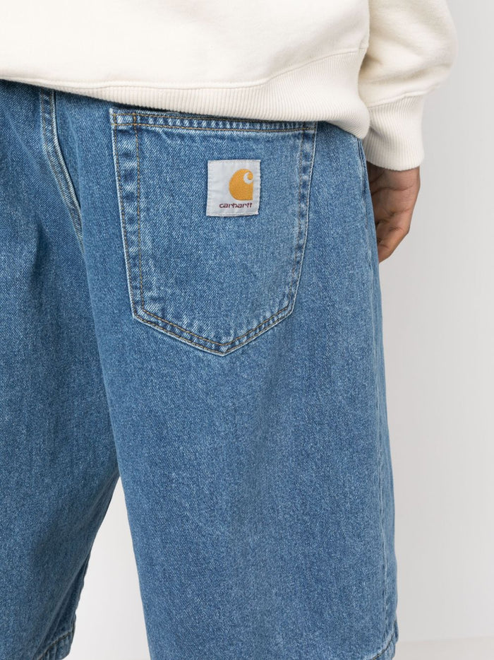 Carhartt Wip Landon Robertson Uomo Bermuda Blu Chiaro 4