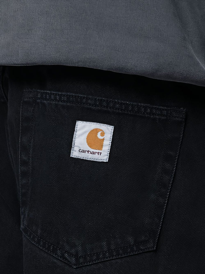 Carhartt Wip Robertson Uomo Bermuda Nero 4
