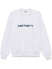 Carhartt Felpa Grigio Uomo Logo Ricamato 5