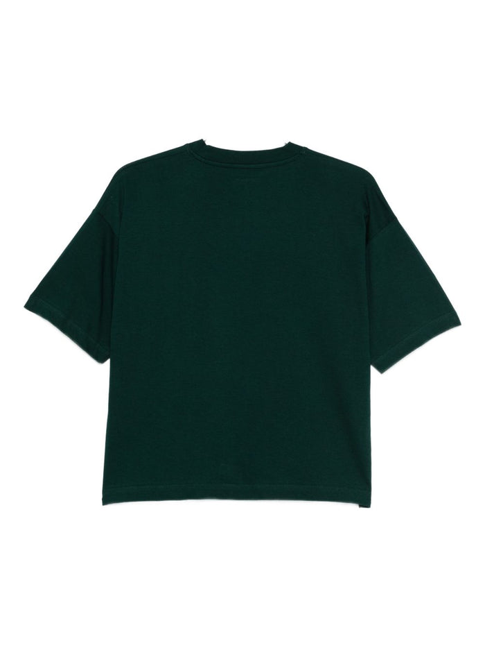 Carhartt Wip Donna T-shirt Verde Micro Logo C 2