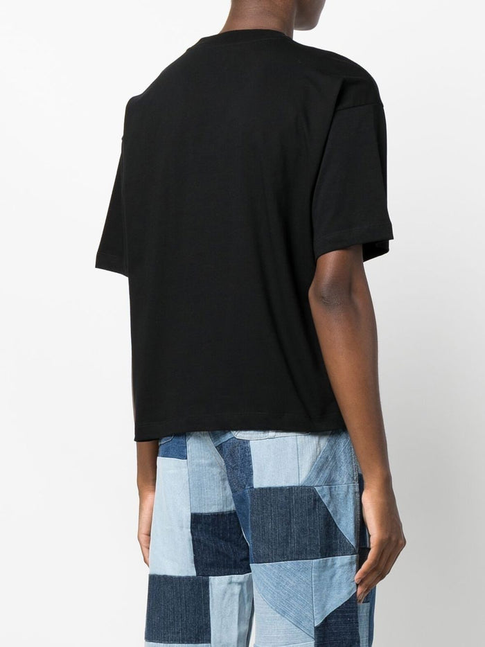 Carhartt Wip S/S Pocket Donna T-shirt Nero Micro Ricamo 3