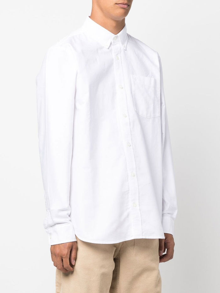 Carhartt Wip Camicia Bianco Uomo Colletto Classico 1