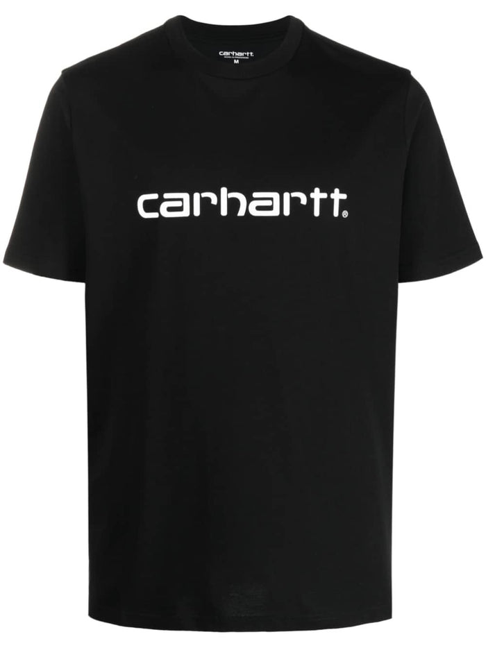 Carhartt Black Men's T-shirt with Logo Print 5