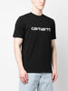 Carhartt Black Men's T-shirt with Logo Print 2