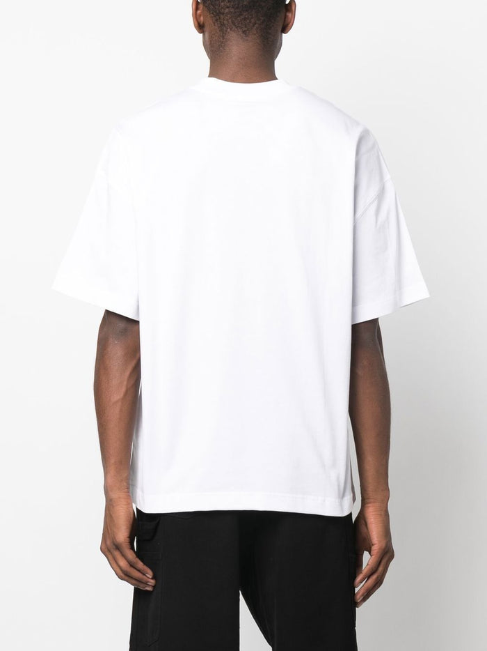 Carhartt Wip T-shirt Bianco Uomo Link Script 3
