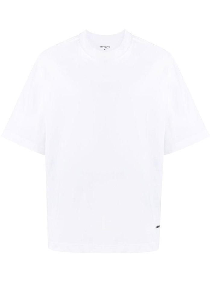 Carhartt Wip T-shirt Bianco Uomo Link Script 5