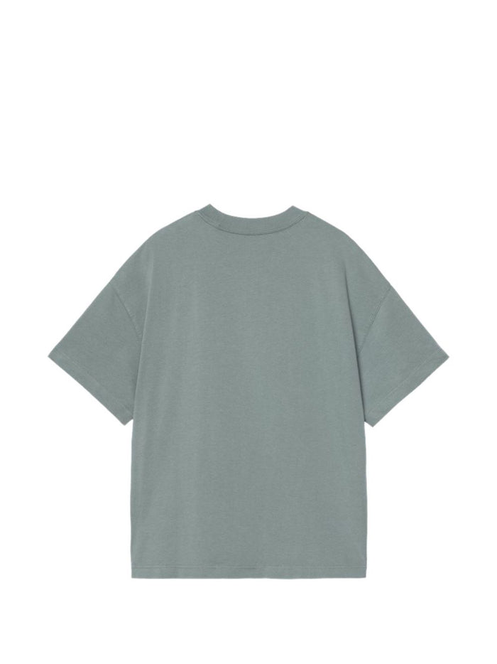 Carhartt Wip T-shirt Link Script Uomo Verde 2