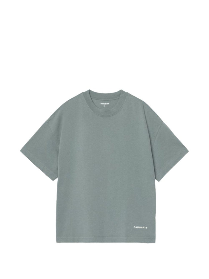 Carhartt Wip T-shirt Link Script Uomo Verde 1
