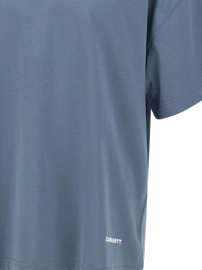 Carhartt Wip T-shirt Link Script Uomo Blu 5