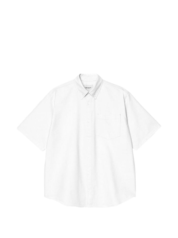 Carhartt Wip Camicia Braxton Uomo Bianco 1