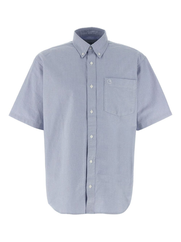 Carhartt Wip Camicia Braxton Uomo Celeste 1