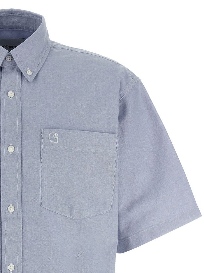 Carhartt Wip Camicia Braxton Uomo Celeste 2