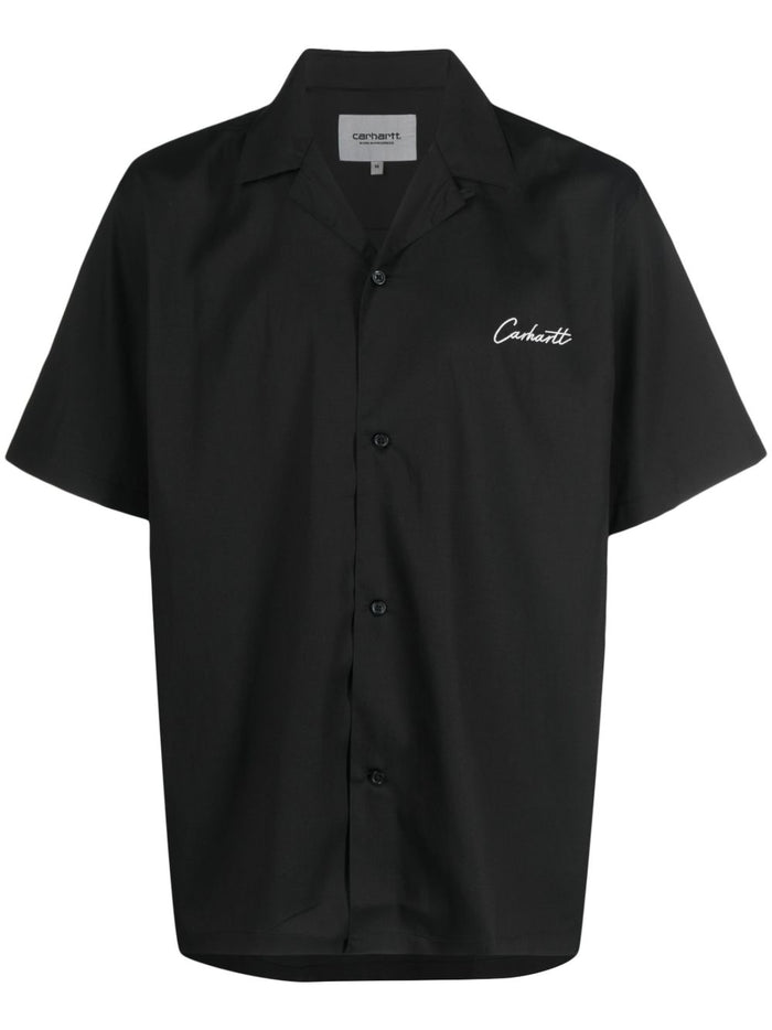 Carhartt Wip Camicia Delray Uomo Nero 5