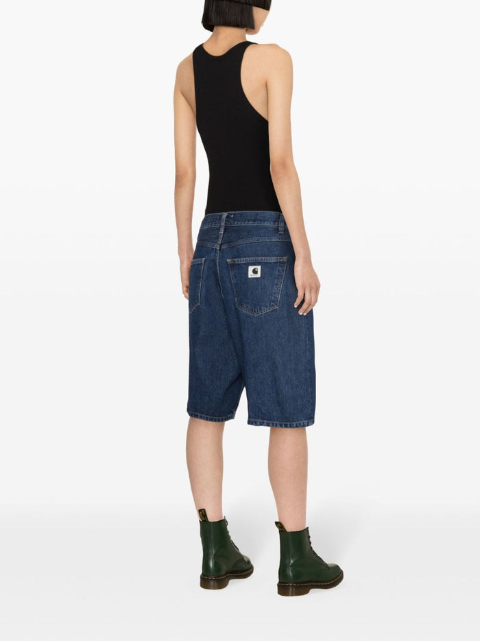 Carhartt Wip Brandon Donna Bermuda Blu 3