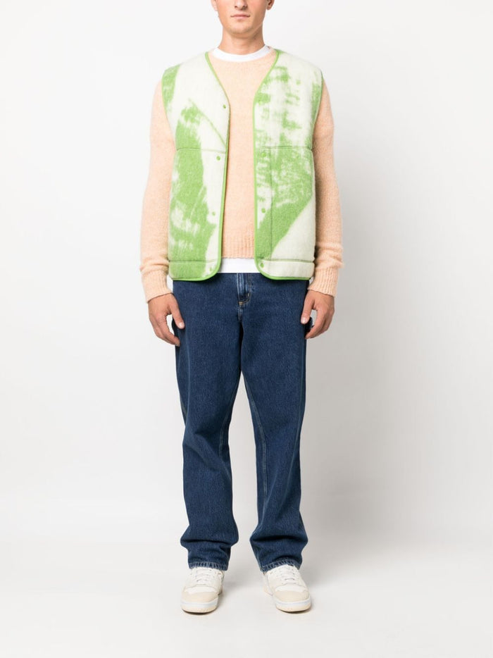 Carhartt WIP Single Knee Uomo Jeans Blu Medio 2