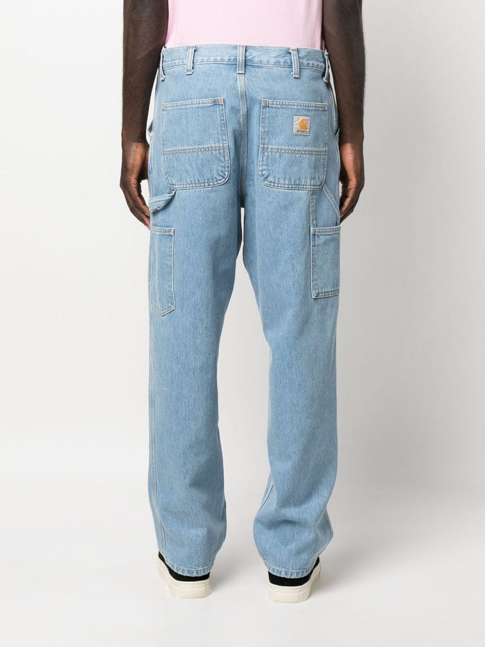 Carhartt WIP Jeans Blu Uomo Smith Lavaggio Chiaro 3