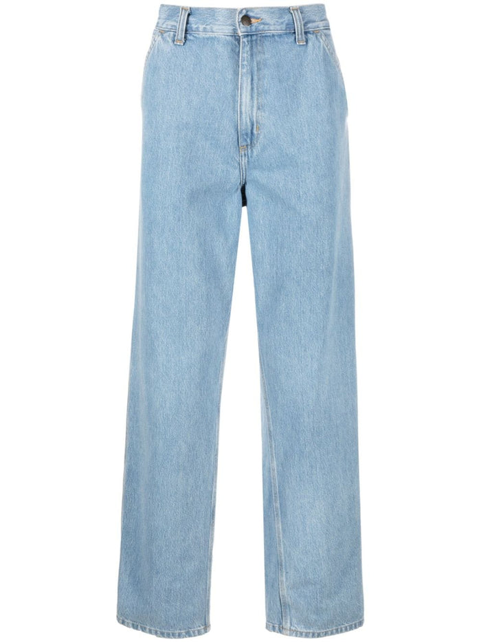 Carhartt WIP Jeans Blu Uomo Smith Lavaggio Chiaro 5