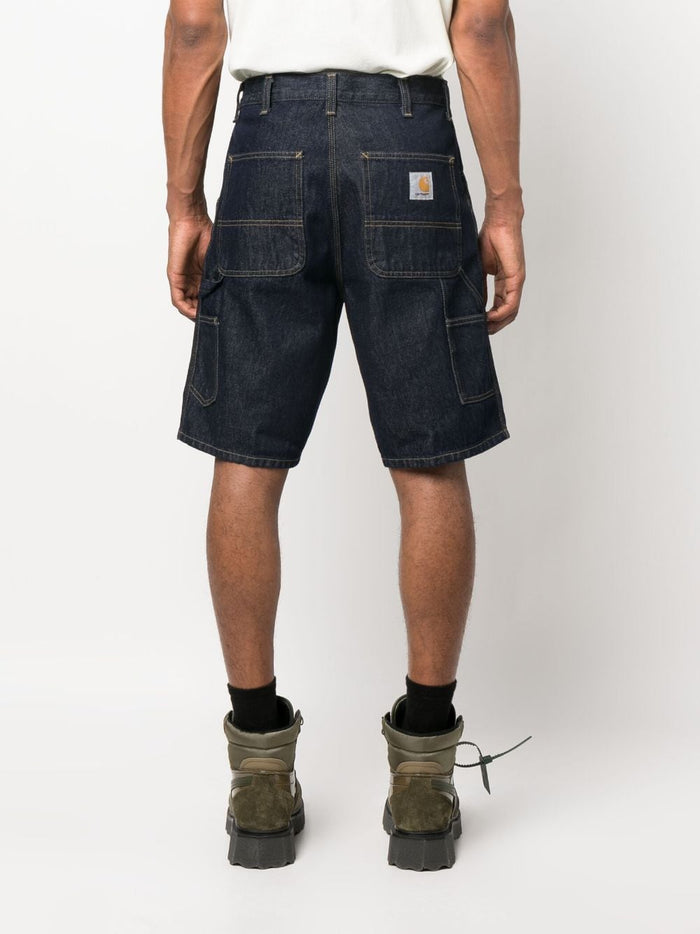 Carhartt WIP Men's Blue Single Knee Shorts 3