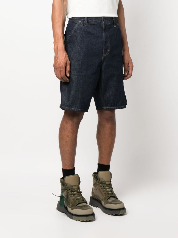 Carhartt WIP Men's Blue Single Knee Shorts 1