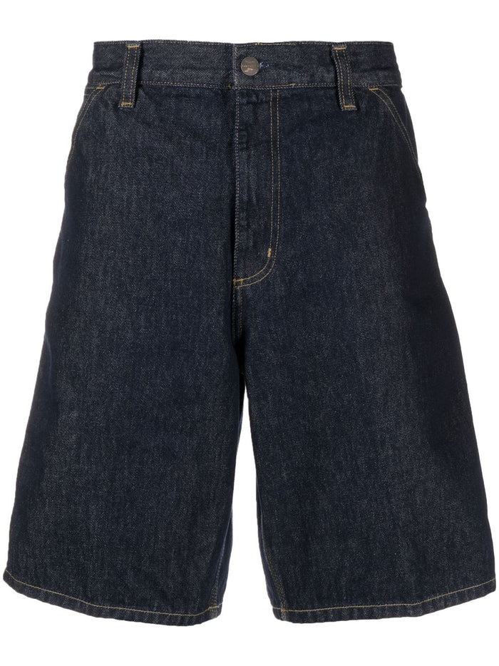 Carhartt WIP Men's Blue Single Knee Shorts 5