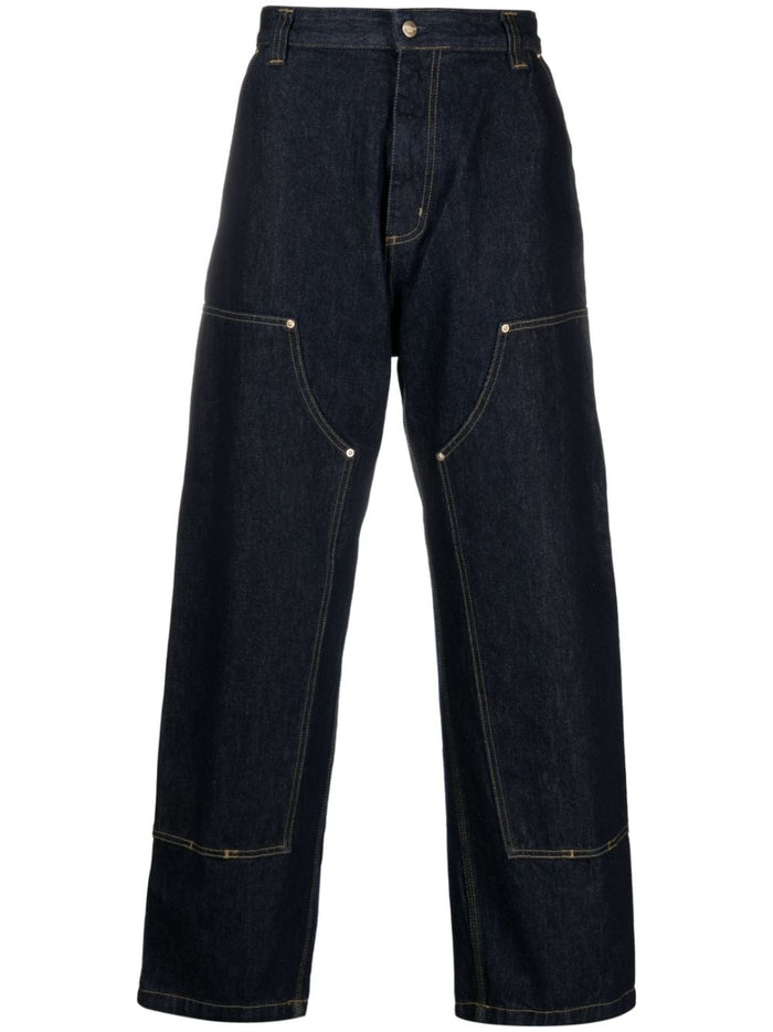 Carhartt WIP Nash Double Knee Uomo Jeans Blu 5