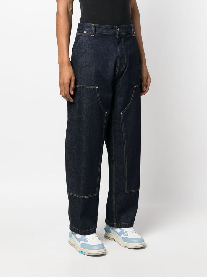 Carhartt WIP Nash Double Knee Uomo Jeans Blu 1