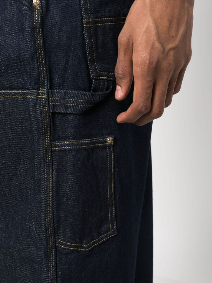 Carhartt WIP Nash Double Knee Uomo Jeans Blu 4