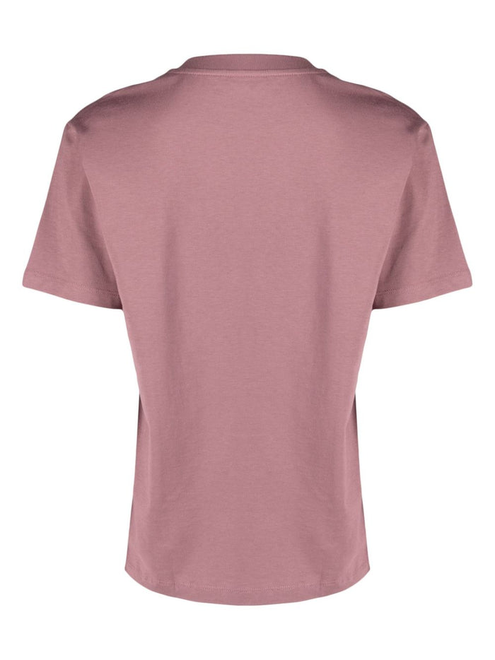 Carhartt Wip Donna T-shirt Rosa Tasca sul Petto 2