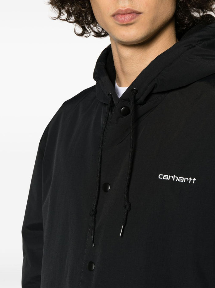 Carhartt Giubbotto Nero Uomo Motivo Logo 4