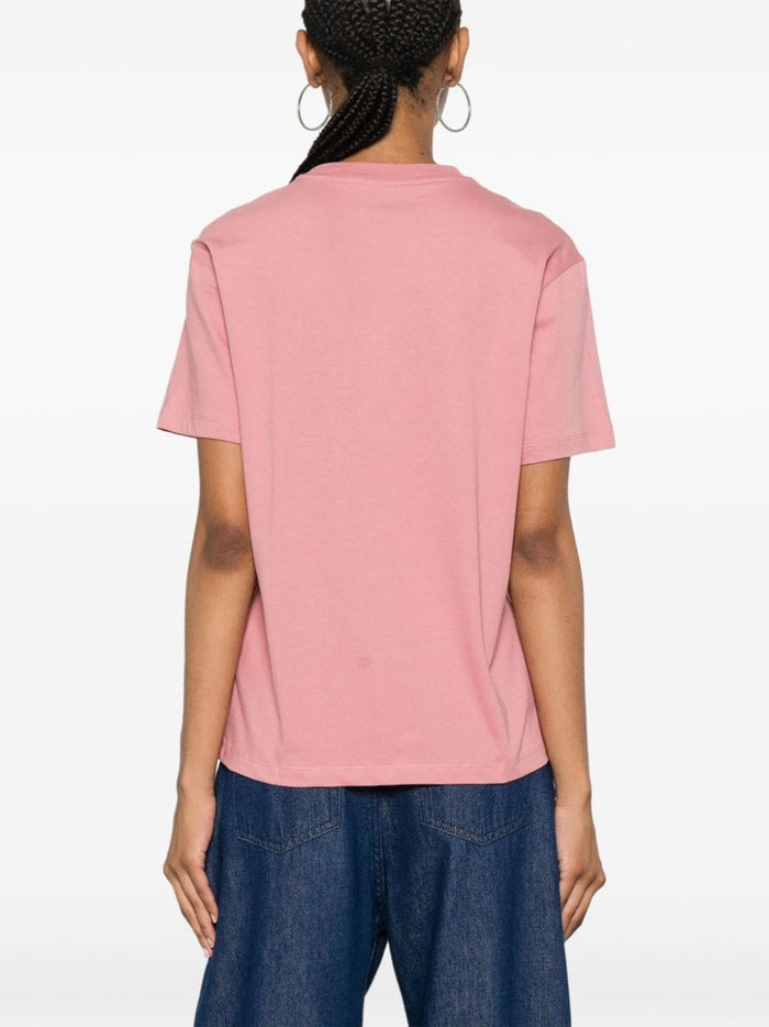 Carhartt WIP T-shirt Rosa Donna Ricamo Logo 3