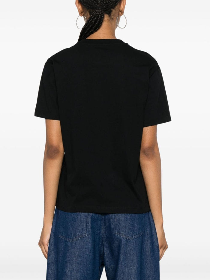 Carhartt WIP T-shirt Nero Donna Ricamo Logo 3