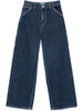 Carhartt Jeans Blu Donna Gamba Ampia 1